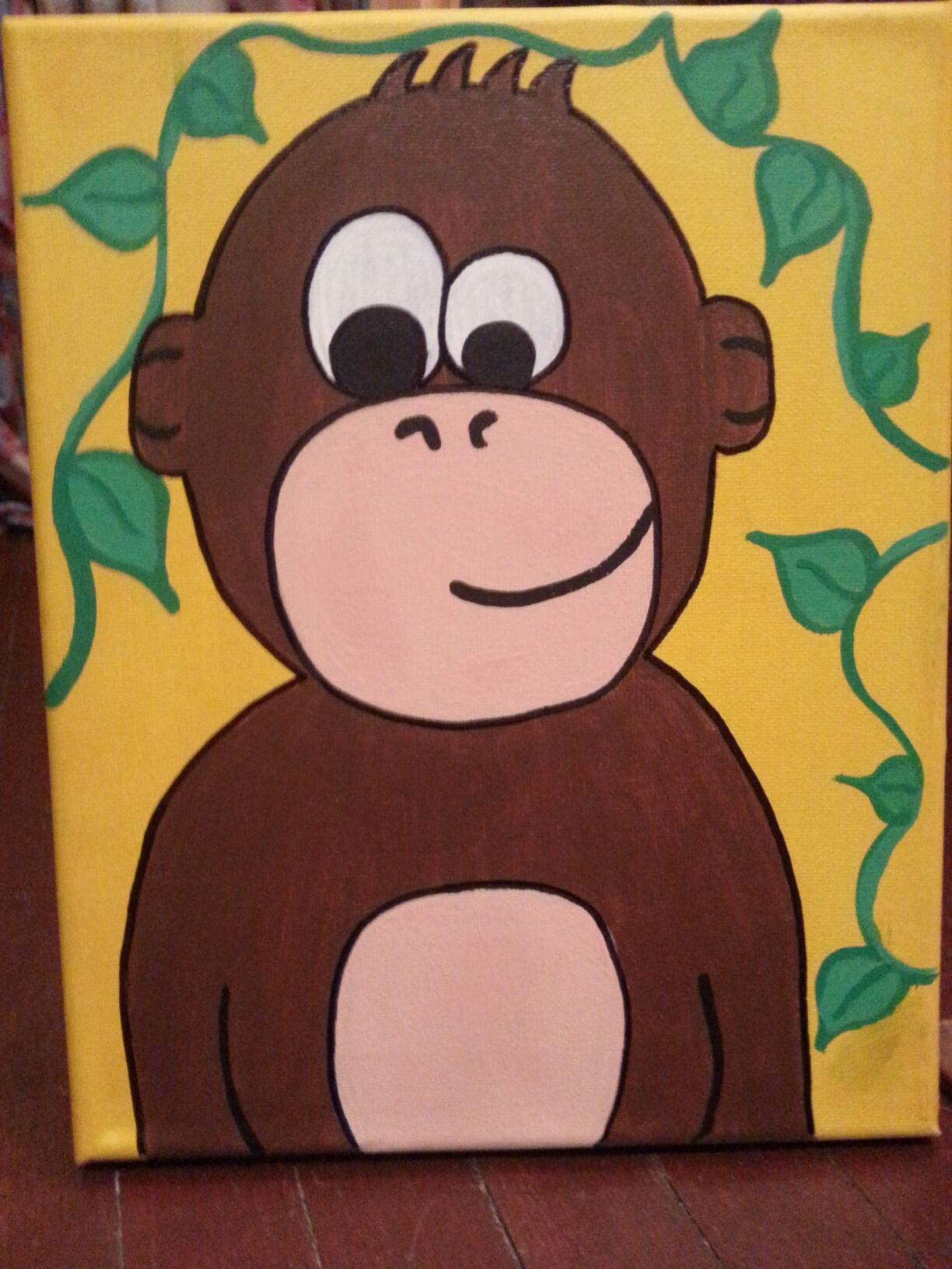 Monkey Painting For Kids at Explore collection of