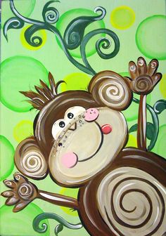 236x336 821 Best Monkey Art Images On Monkeys, Monkey Art - Monkey Painting For Kids