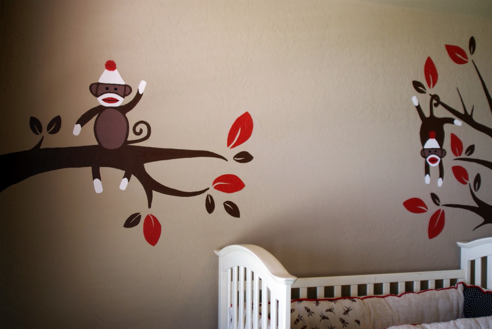 1600x1070 Painted Palette Sock Monkey - Monkey Painting For Nursery