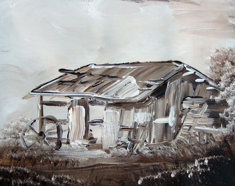 800x633 More Mono Color Painting Lessons 2 Free Painting Lessons - Mono Color Painting