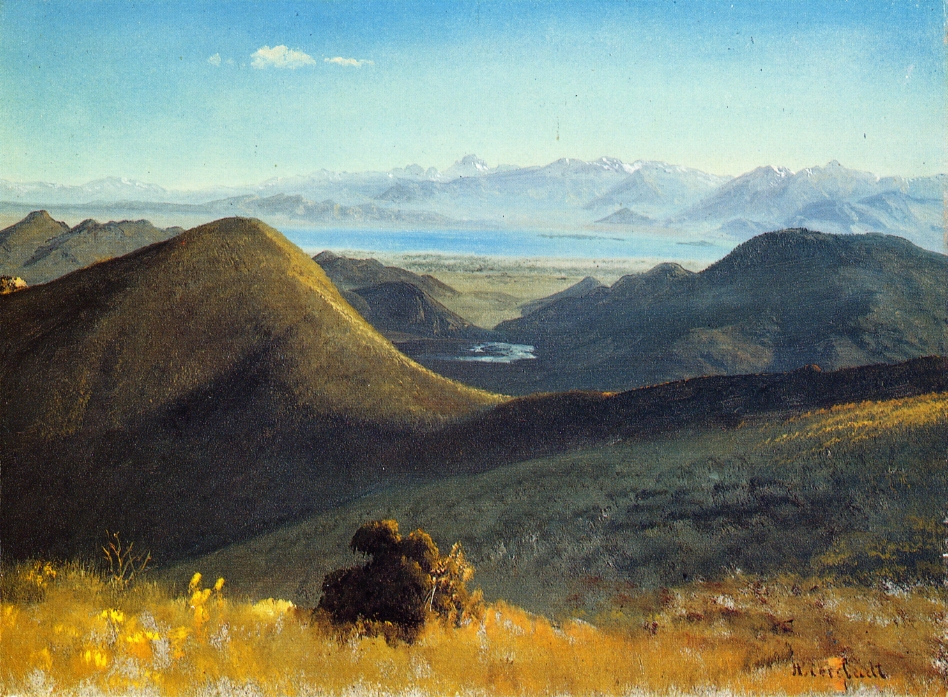 948x697 Mono Lake Sierra Nevada California 1872 Painting Albert - Mono Painting