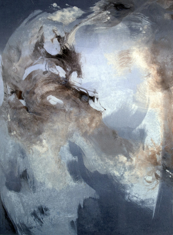 587x800 Mono Print Painting - Mono Painting