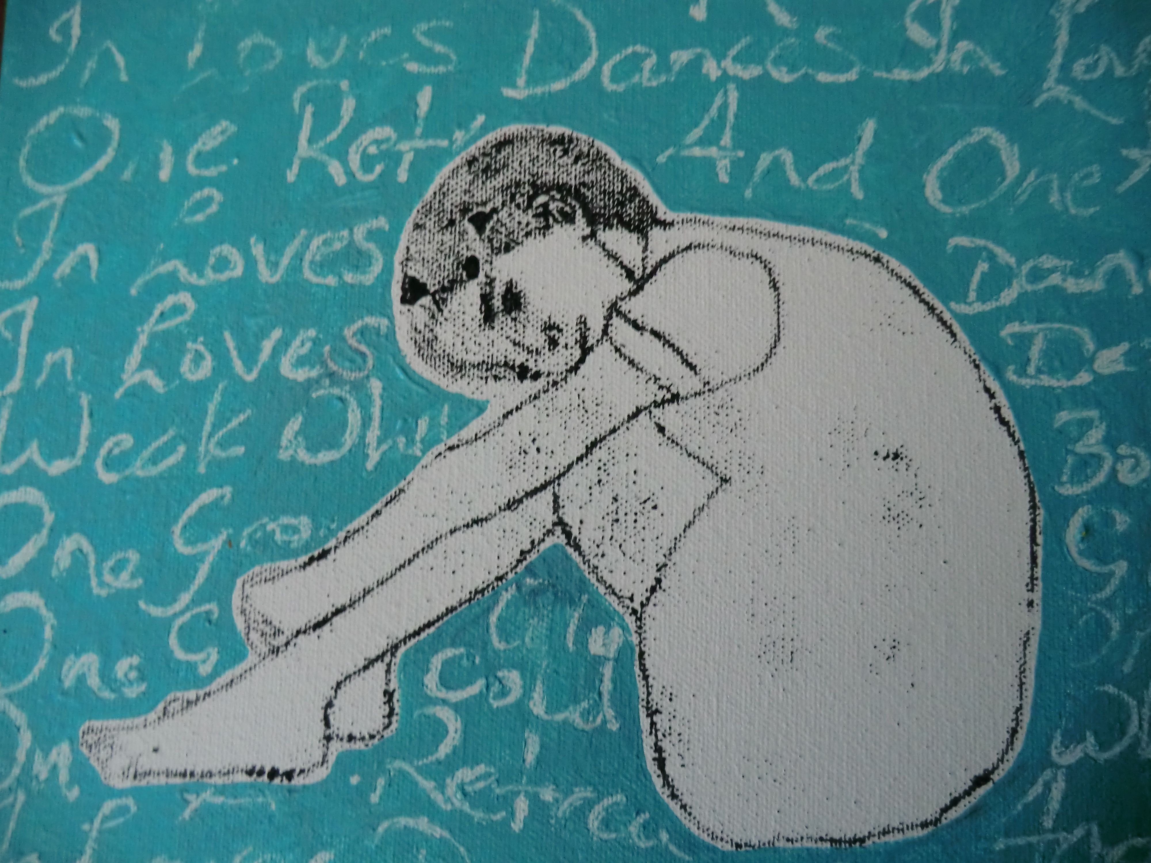 4000x3000 Mono Print Painting On Canvas Anne Whetter Mono - Mono Painting