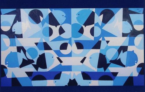 500x320 Monochromatic Art - Monochromatic Abstract Painting