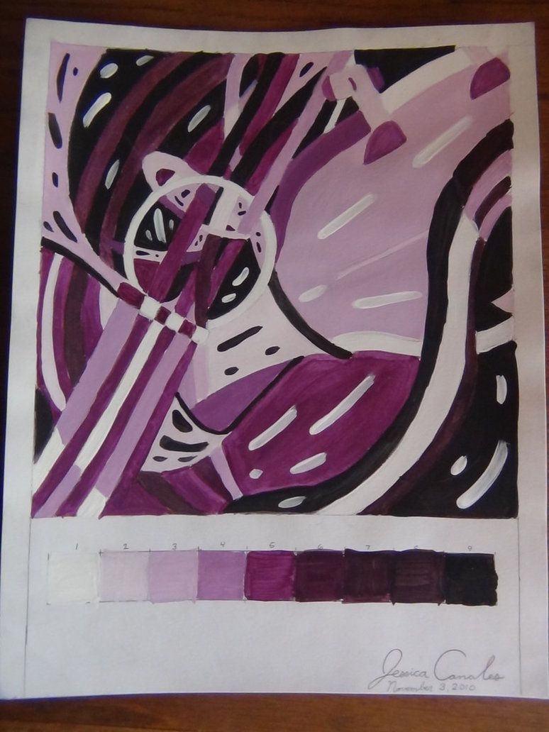 774x1032 Abstract Monochromatic Painting By Hirokothehedgehog - Monochromatic Abstract Painting