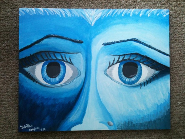 736x552 Monochromatic Oil Painting Chics Type - Monochromatic Color Painting