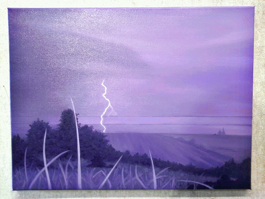 Monochromatic Landscape Painting at Explore