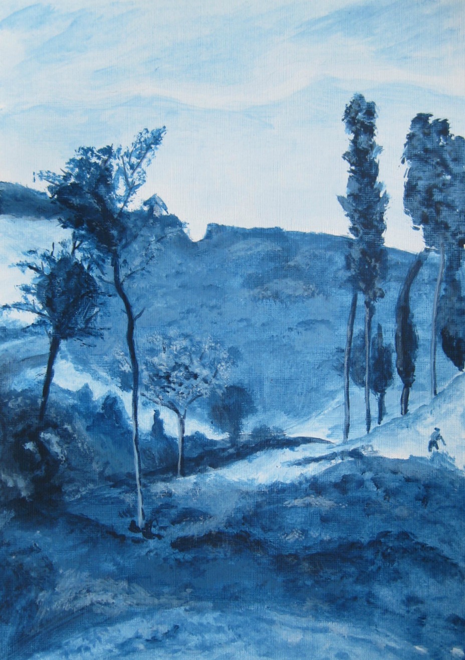 928x1316 From Inside Looking Out Alikaat's Painting 1 Blog - Monochrome Landscape Painting