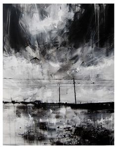 236x300 784aee739ef0d1778499a1d5fcd29a5d Black And White Landscape Black - Monochrome Landscape Painting