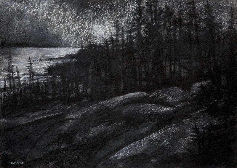 800x567 Bear Mountain Gold A New England In Autumn Landscape Painting - Monochrome Landscape Painting