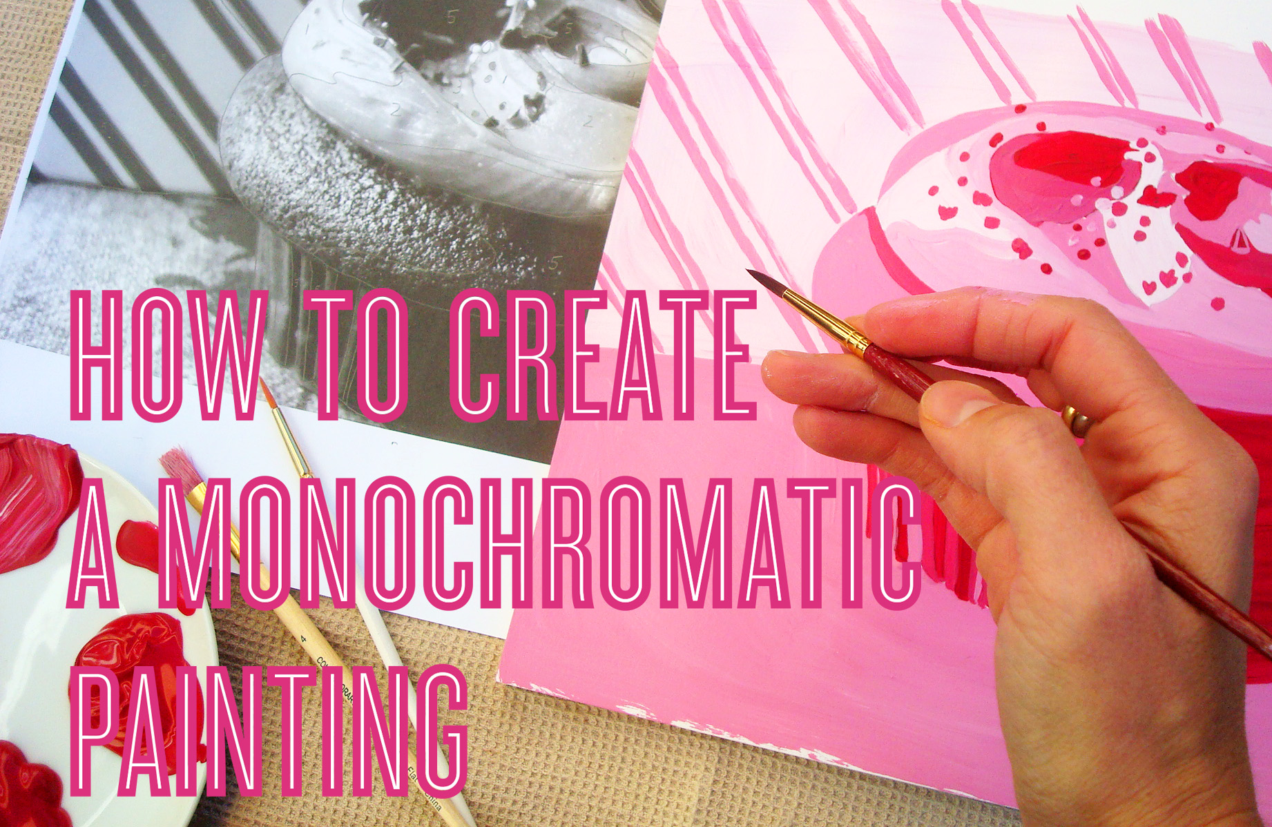 1842x1198 How To Paint In Monochrome - Monochrome Painting