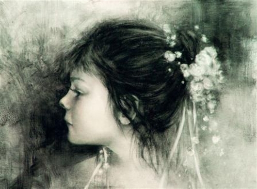 530x390 Paint A Portrait Using The Transparent Monochrome Oil Painting - Monochrome Painting