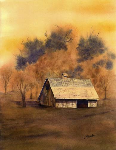 389x500 Photo Gallery - Monochrome Watercolor Painting