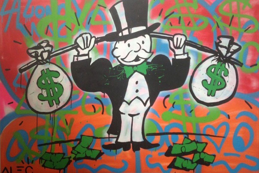 865x577 Forever 21 X Alec Monopoly A Collab For A Limited Edition - Monopoly Man Painting