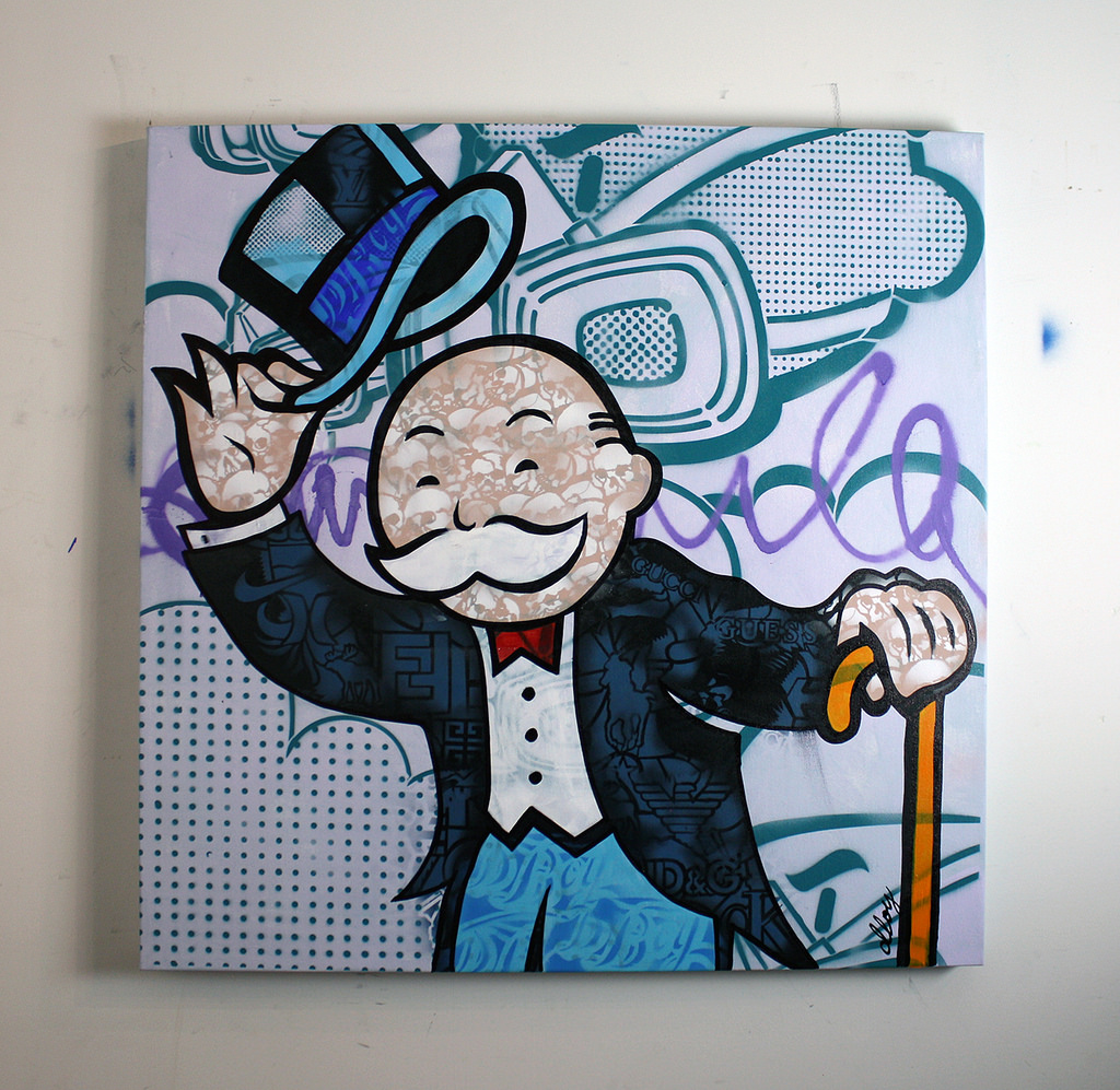 Monopoly Man Painting At Explore Collection Of