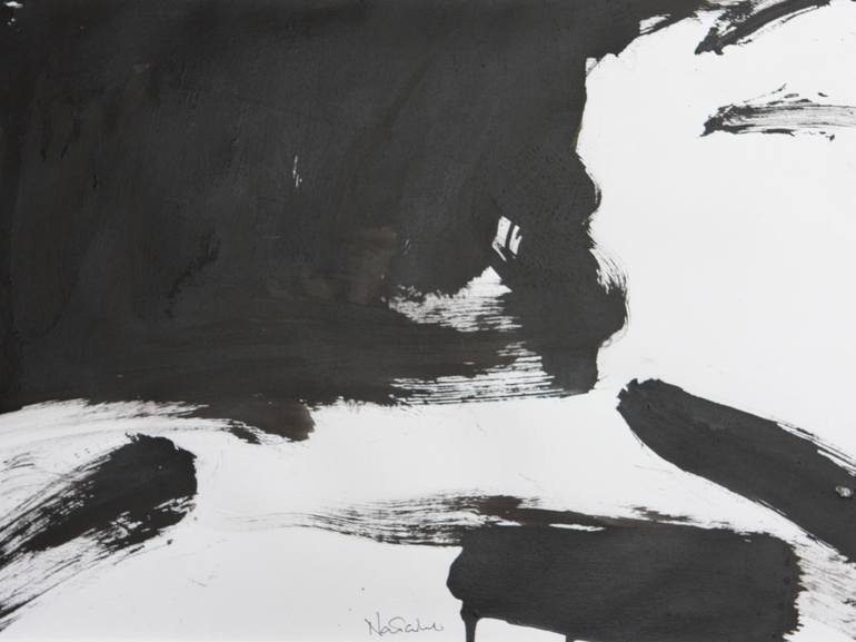 770x577 Saatchi Art Nash Point Monotone Painting By Natalie Hooper - Monotone Painting