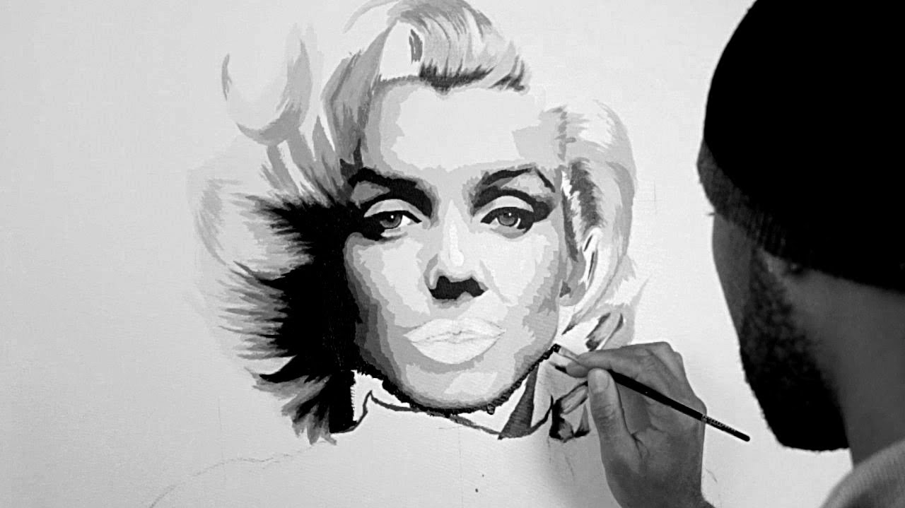 1280x719 Marilyn Monroe Painting - Monroe Painting