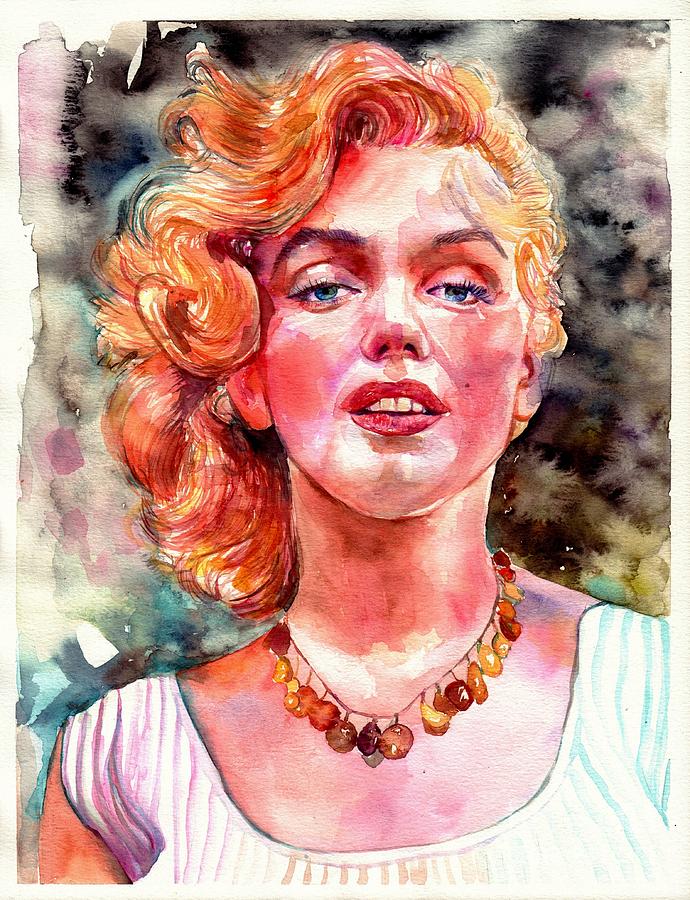 690x900 Marilyn Monroe Painting Painting By Suzann's Art - Monroe Painting