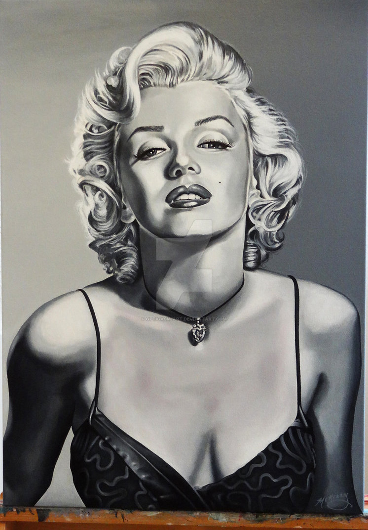 746x1072 Marilyn Monroe Painting By Optigasm Art - Monroe Painting
