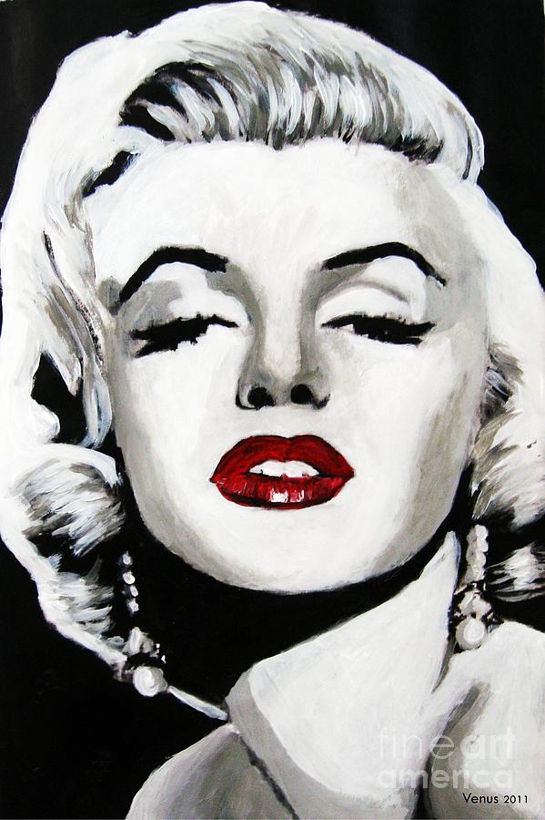 599x900 Marilyn Monroe Painting By Venus - Monroe Painting