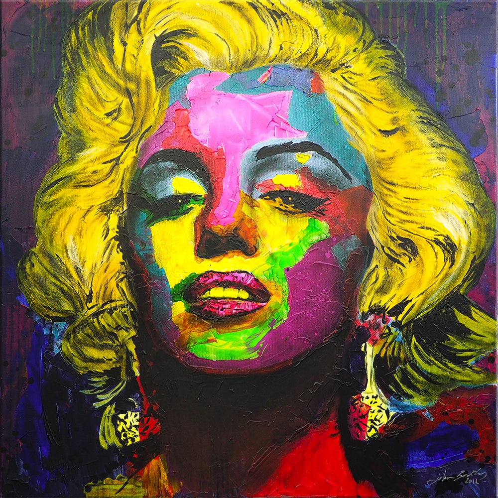 1000x1000 Modern Marilyn Monroe Painting - Monroe Painting