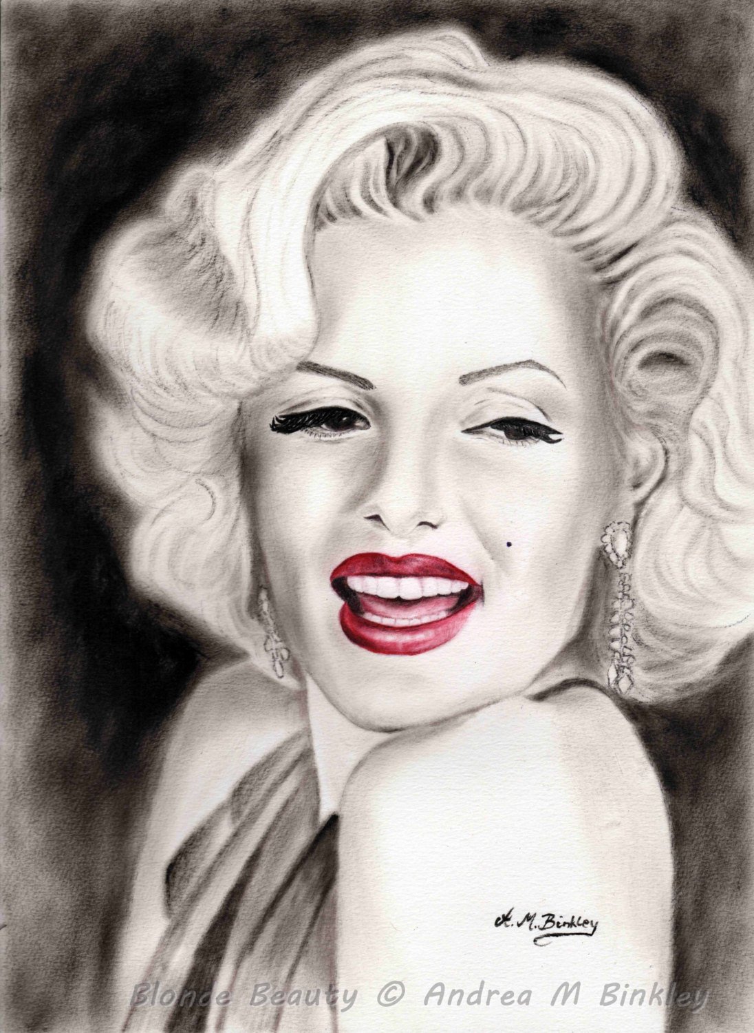 1096x1500 Marilyn Monroe, Fine Art, Oil Painting, Marilyn Monroe Print - Monroe Painting
