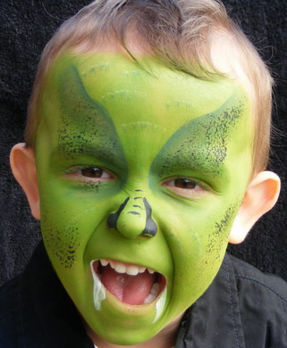 Monster Face Painting at PaintingValley.com | Explore collection of ...