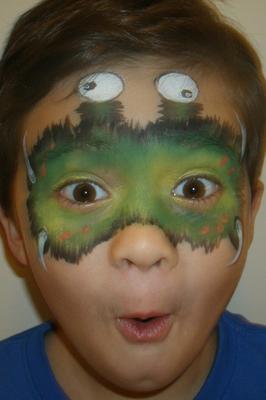 266x400 Kids Party Face - Monster Face Painting