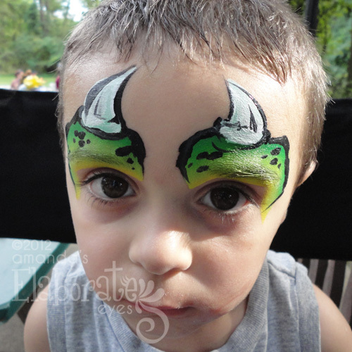 500x500 Monster Face Paint Step By Face Painting - Monster Face Painting