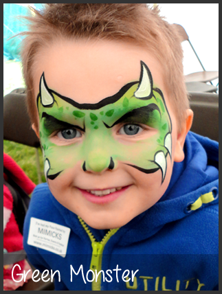 323x428 Monster Face Painting - Monster Face Painting