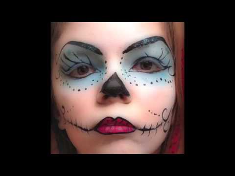 480x360 Skelita Step By Step Face Painting Monster High - Monster Face Painting