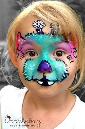 300x451 Cute Monster Face Painting 2 Doodlebug Face Amp Body Art - Monster Face Painting