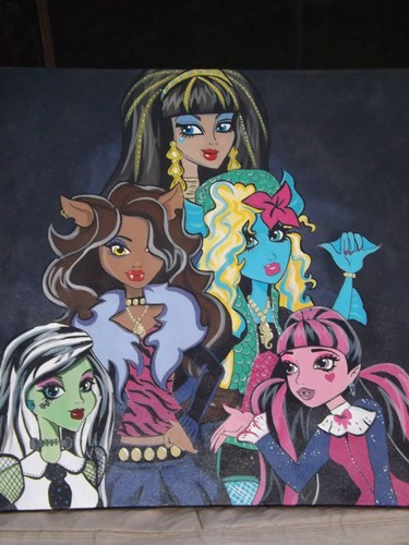 375x500 Monster High Images Monster High Painting By Cory Nation Hd - Monster High Painting