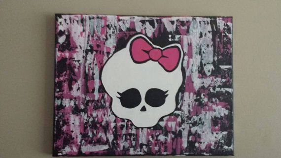 570x321 Monster High Painting By Alittlebitofsummer On Etsy Brooklynn'S - Monster High Painting