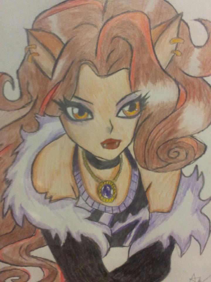 720x960 Monster High Pencil Drawing By Patrissaart - Monster High Painting