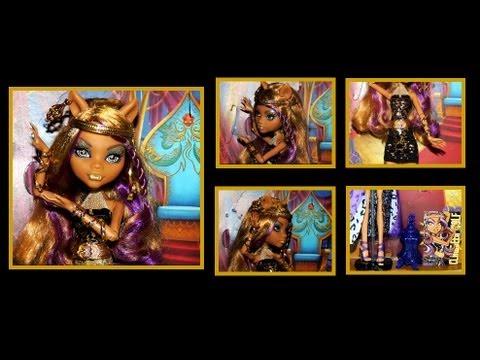 480x360 Monster High 13 Wishes Haunt The Casbah Clawdeen Wolf Doll Review - Monster High Painting Games
