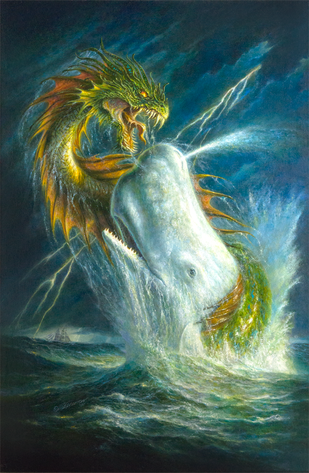 615x940 Delaware Art Museum Hosts Famous Fantasy, Science Fiction Artists - Monster Oil Painting