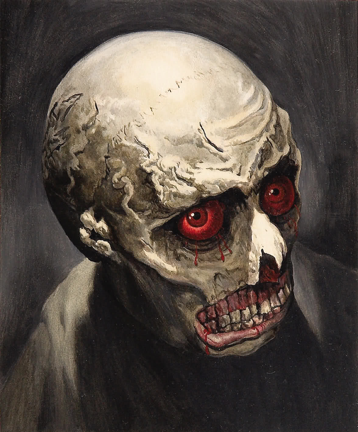 1176x1418 Monster Brains - Monster Oil Painting