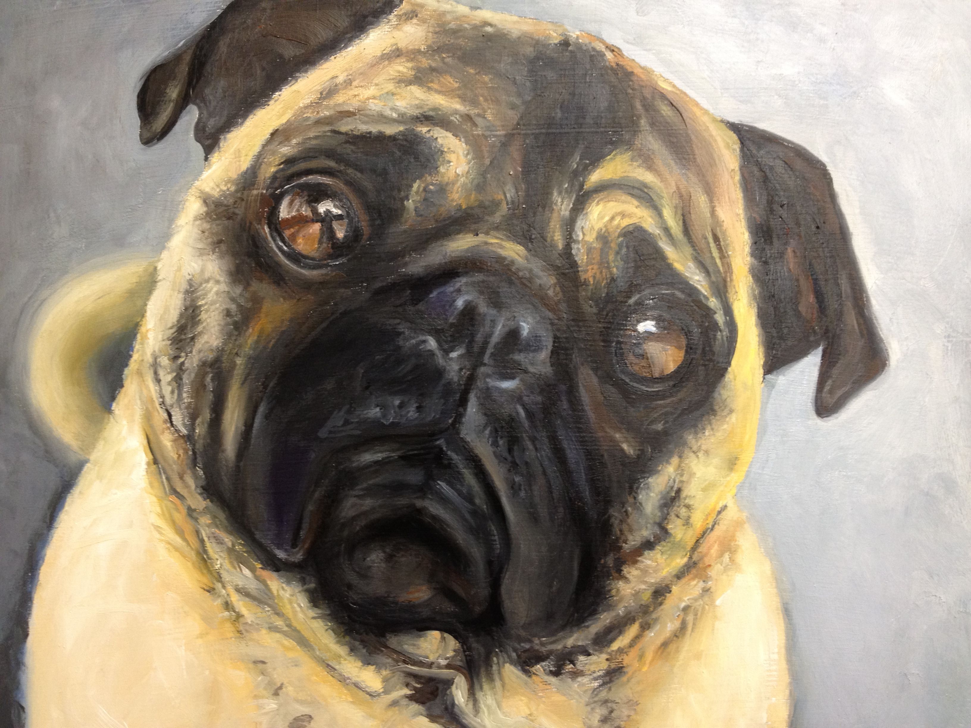 3264x2448 Monster Oil Painting What I Made! Oil - Monster Oil Painting