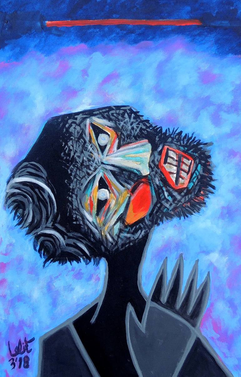 770x1204 Saatchi Art Monster Painting By Lalit Jain - Monster Painting