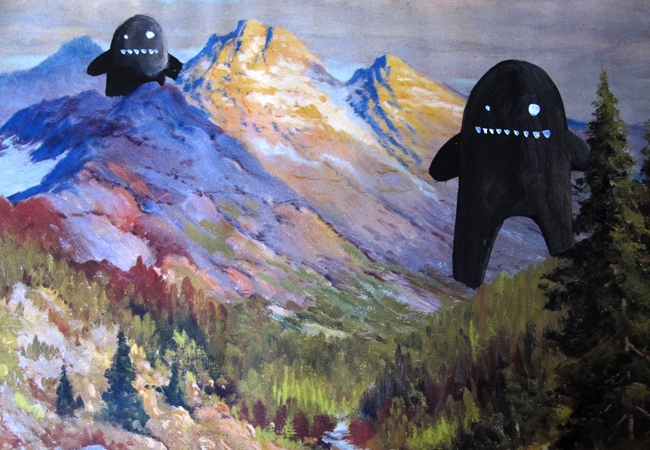 650x450 Monster Paintings - Monster Painting