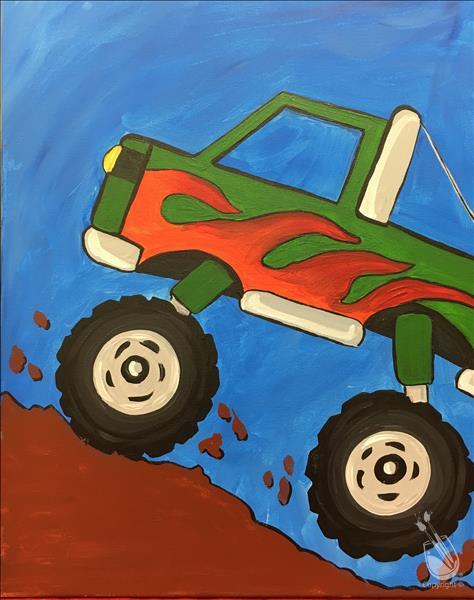 474x600 All Ages Monster Truck - Monster Truck Painting