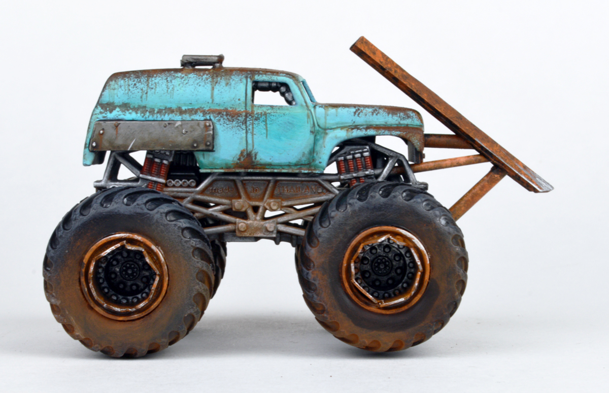 1200x774 Davetaylorminiatures Mad Max Monster Trucks - Monster Truck Painting