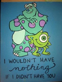 Monsters Inc Painting