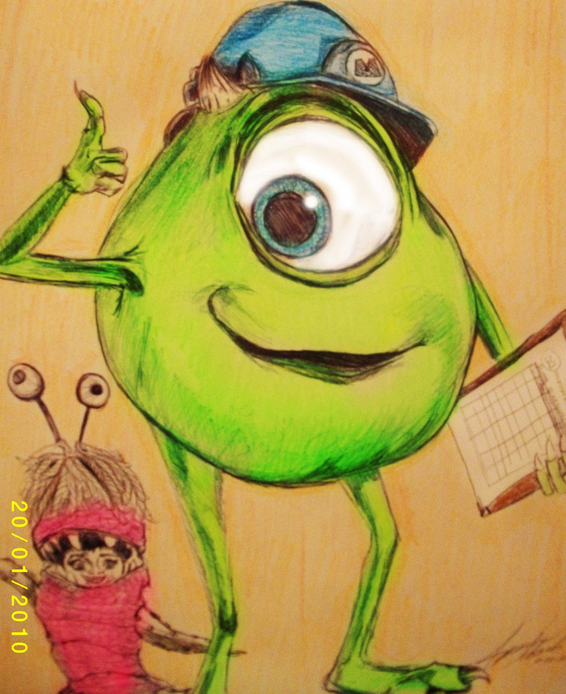 807x989 Monsters Inc Fan Art By Sladefaust - Monsters Inc Painting