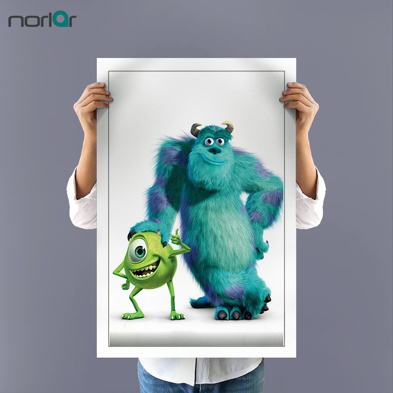 800x800 Monsters Inc Mike And Sulley Unframed Canvas Painting Pop Art - Monsters Inc Painting