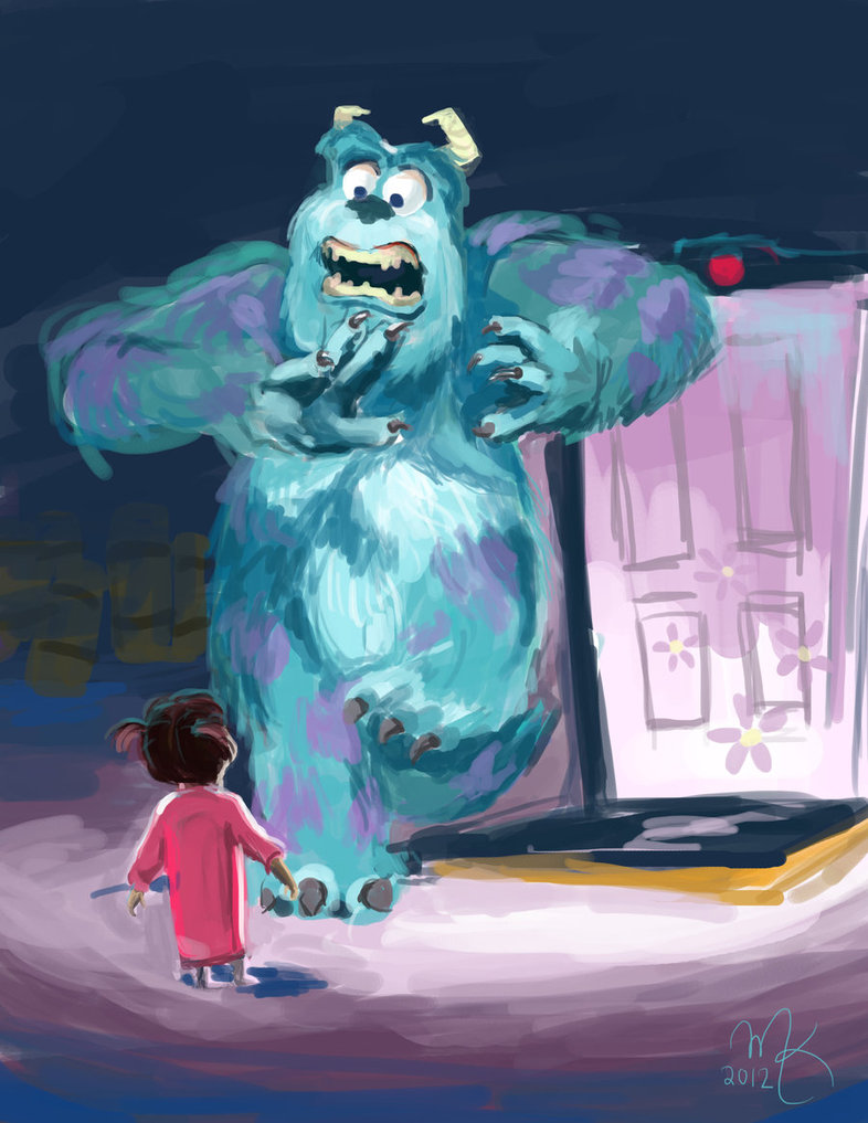 786x1017 Monsters Inc Speedpaint By Artsyfartsyness - Monsters Inc Painting