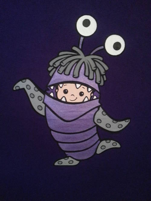 500x667 Monsters Inc. Boo T Shirt - Monsters Inc Painting