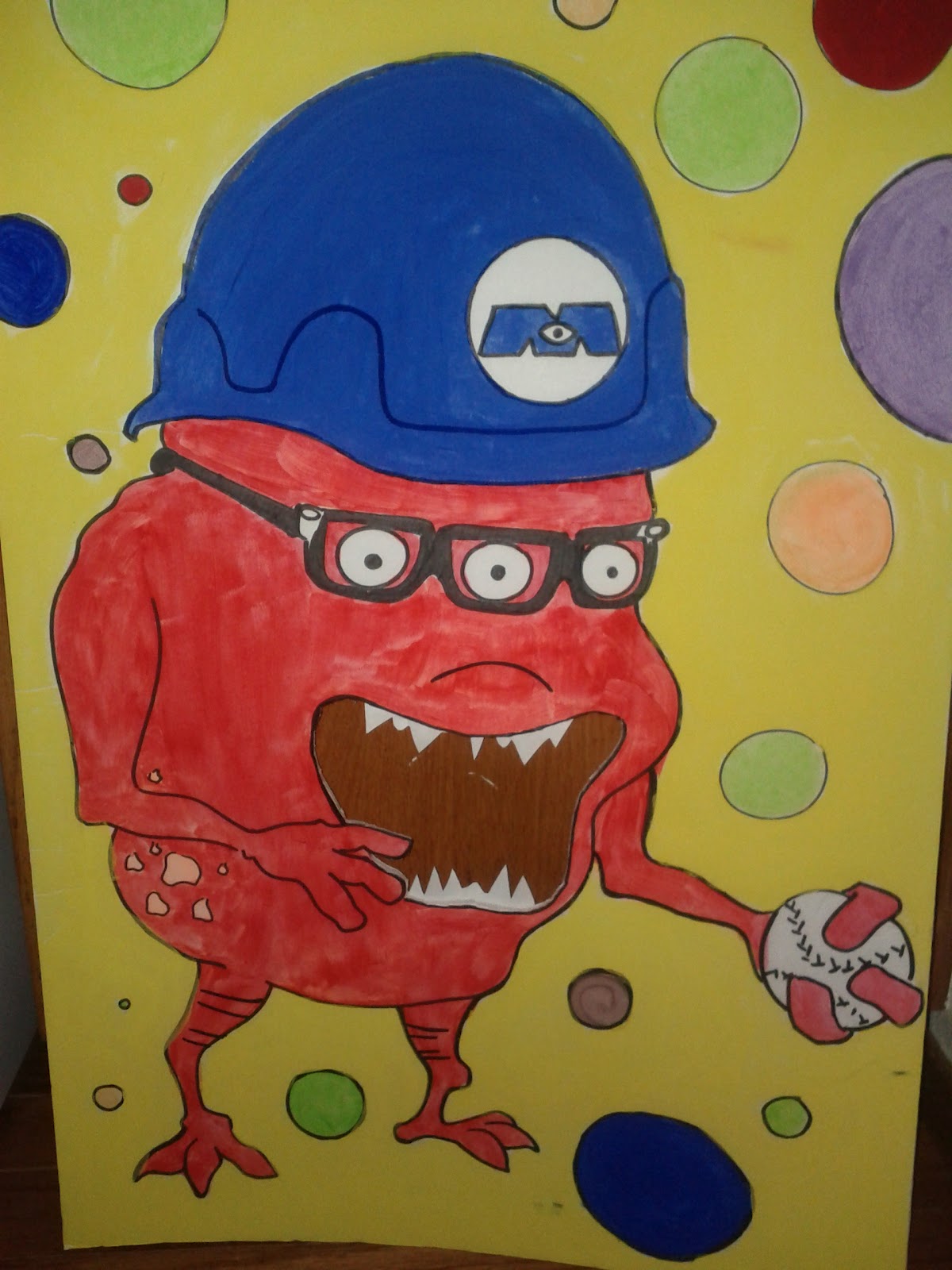 1200x1600 Monsters Inc. Birthday Bash July 2012 Monsters Inc B Day Party 2012 - Monsters Inc Painting