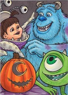 236x330 James P. Sullivan Sully Y Mike Wazowski I Love These - Monsters Inc Painting